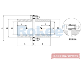 RLA Diaphragm Coupling,Disc Membrane Couplings