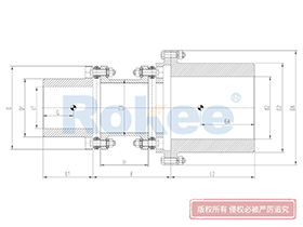RLAF Diaphragm Coupling,Disc Membrane Couplings