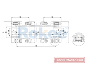 RLHD Diaphragm Coupling,Disc Membrane Couplings