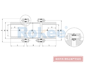 RLMD Diaphragm Coupling,Disc Membrane Couplings