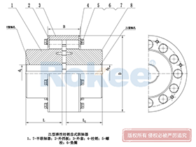 LZ/ZL Pin Gear Coupling,Crown Pin Couplings