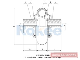 UL Elastic Tyre Coupling,Tyre Type Couplings Engineering Drawing