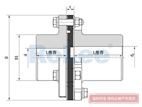JMII Diaphragm Coupling,Disc Membrane Couplings